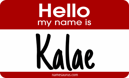 Hello my name is Kalae png download