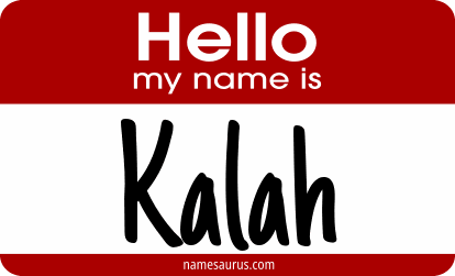Hello my name is Kalah png download