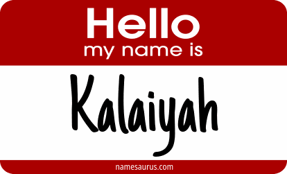 Hello my name is Kalaiyah png download