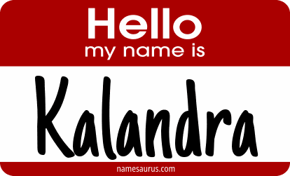 Hello my name is Kalandra png download