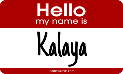Hello my name is Kalaya png download
