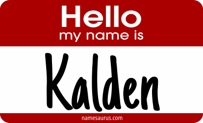 Hello my name is Kalden png download