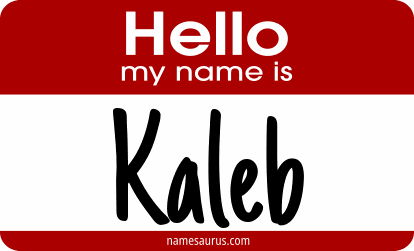 Hello my name is Kaleb png download