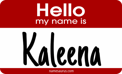 Hello my name is Kaleena png download