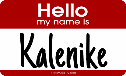 Hello my name is Kalenike png download