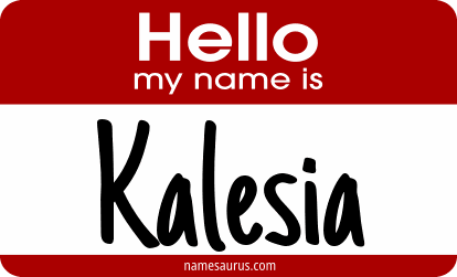 Hello my name is Kalesia png download