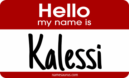 Hello my name is Kalessi png download