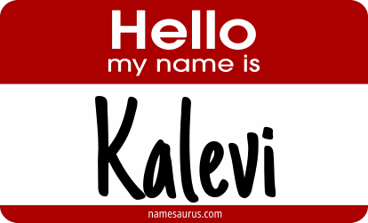 Hello my name is Kalevi png download
