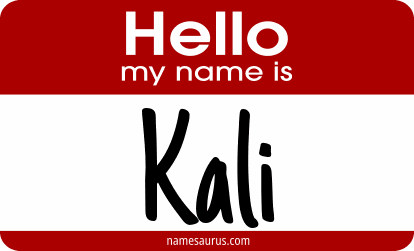 Hello my name is Kali png download