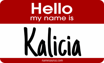 Hello my name is Kalicia png download