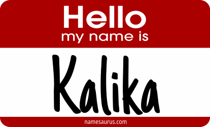 Hello my name is Kalika png download