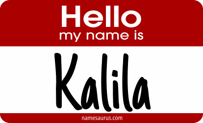Hello my name is Kalila png download