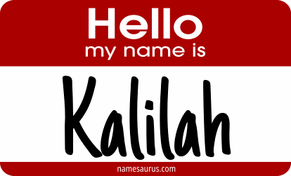 Hello my name is Kalilah png download