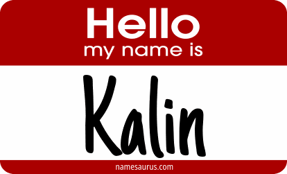 Hello my name is Kalin png download