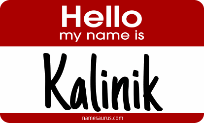 Hello my name is Kalinik png download