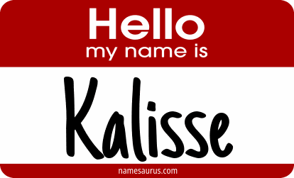 Hello my name is Kalisse png download