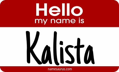 Hello my name is Kalista png download