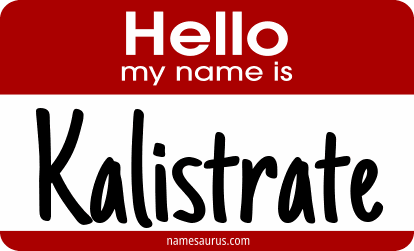 Hello my name is Kalistrate png download