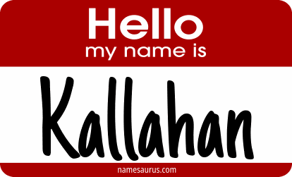 Hello my name is Kallahan png download