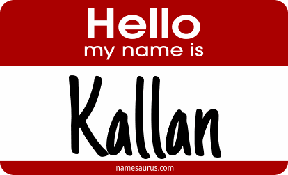 Hello my name is Kallan png download