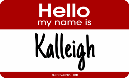 Hello my name is Kalleigh png download