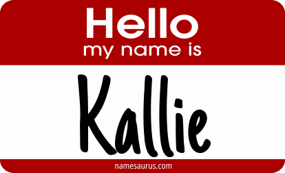 Hello my name is Kallie png download