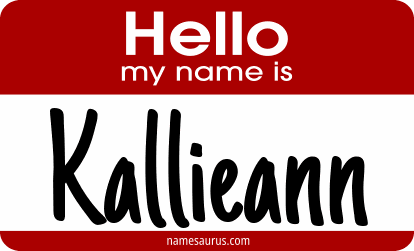 Hello my name is Kallieann png download