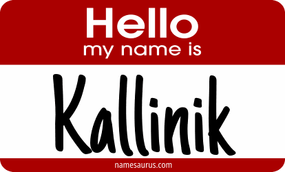 Hello my name is Kallinik png download