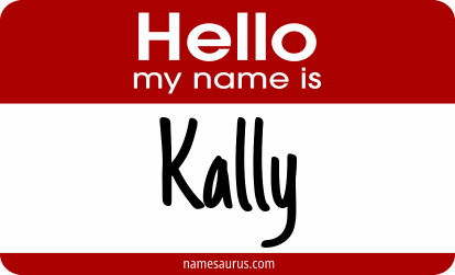 Hello my name is Kally png download