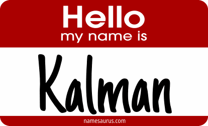 Hello my name is Kalman png download