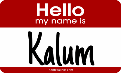 Hello my name is Kalum png download