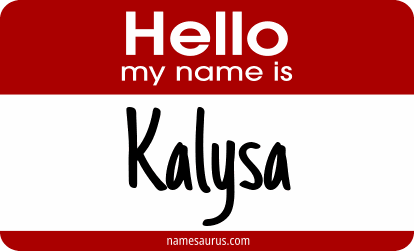 Hello my name is Kalysa png download