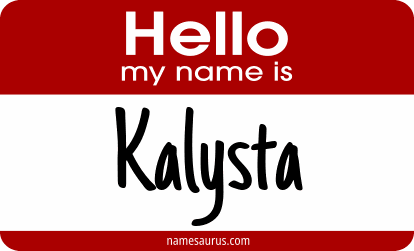 Hello my name is Kalysta png download