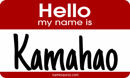 Hello my name is Kamahao png download