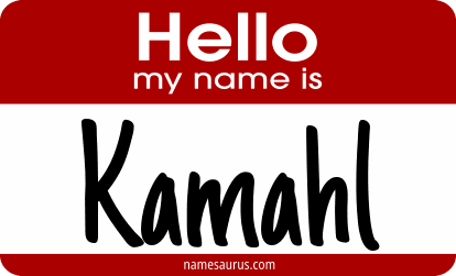 Hello my name is Kamahl png download