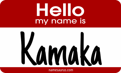 Hello my name is Kamaka png download