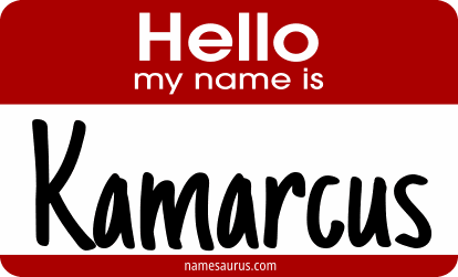Hello my name is Kamarcus png download