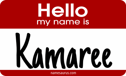 Hello my name is Kamaree png download