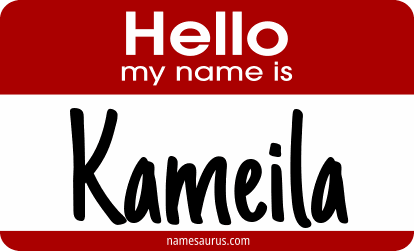 Hello my name is Kameila png download