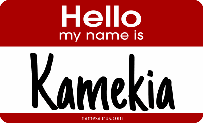 Hello my name is Kamekia png download
