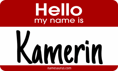 Hello my name is Kamerin png download