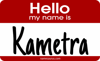 Hello my name is Kametra png download