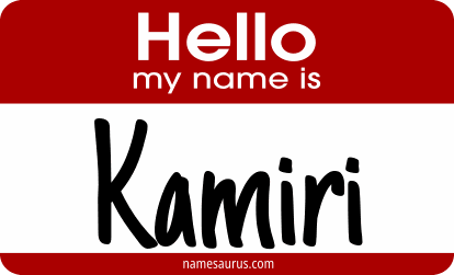 Hello my name is Kamiri png download