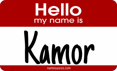 Hello my name is Kamor png download