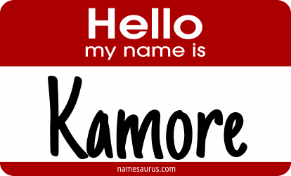 Hello my name is Kamore png download