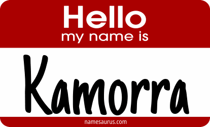 Hello my name is Kamorra png download