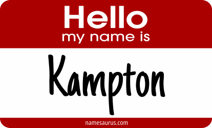 Hello my name is Kampton png download