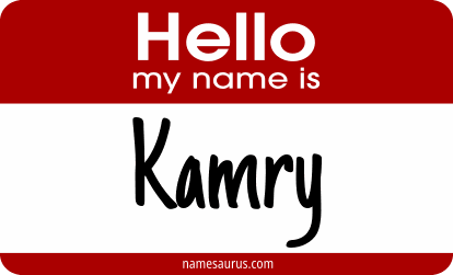Hello my name is Kamry png download
