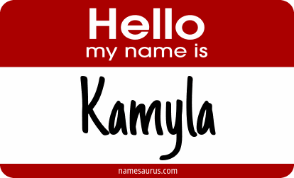 Hello my name is Kamyla png download