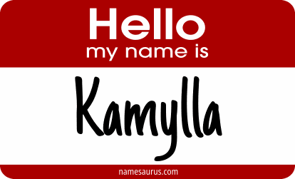 Hello my name is Kamylla png download